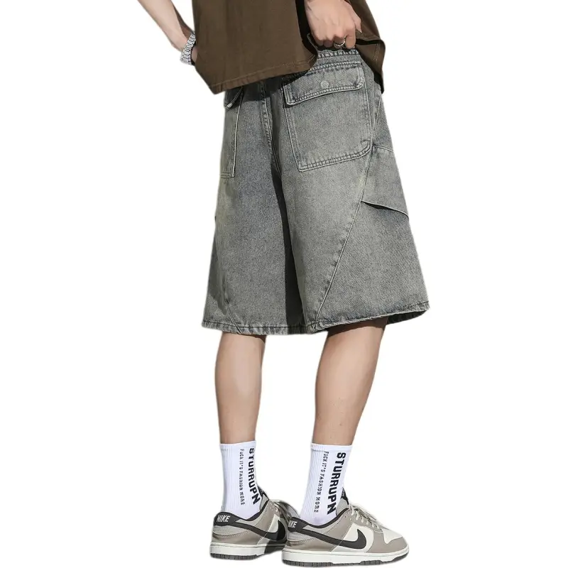 Fakeyoung Denim Shorts Unisex-1