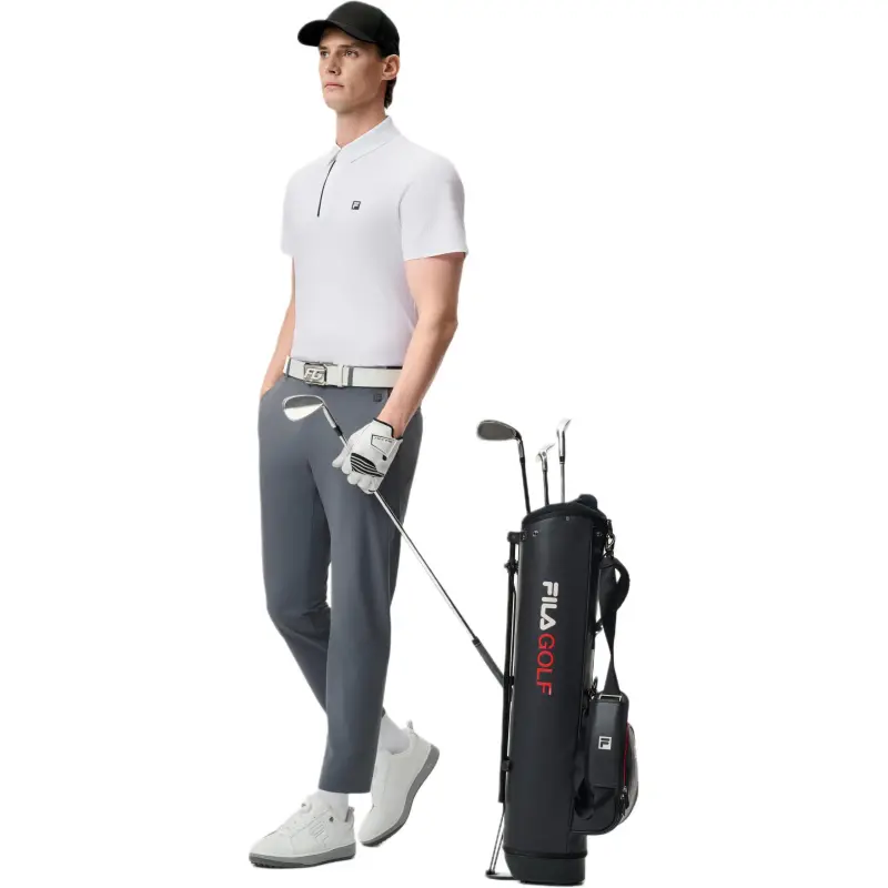 FILA Golf Series Polo Shirt Men's Jade White-3