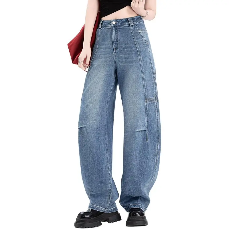 You cow me pants Jeans Women's Blue-8