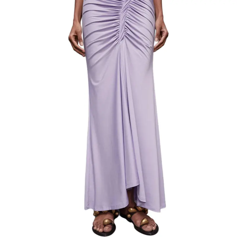 Patrizia Pepe Ruffle detail Maxi Dress-5