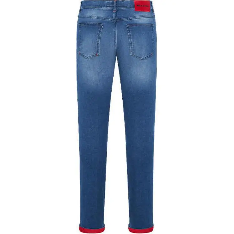 KITON Logo patch Jeans-1