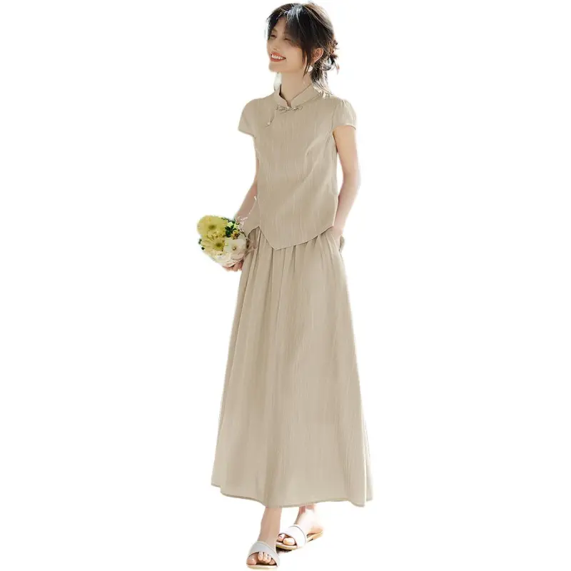 XWI Casual Suits Women's Beige Apricot-2