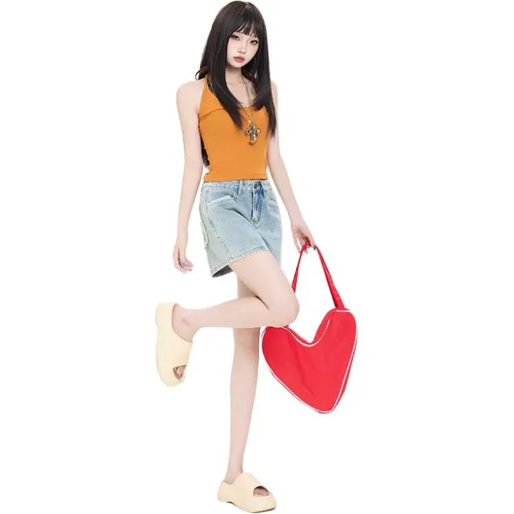 Kazakhstan Denim Shorts Women's-3