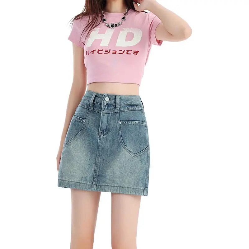 The New Age Family Denim Short Skirts Women's-0