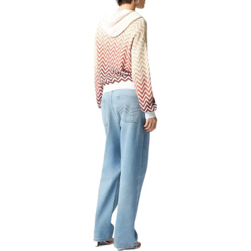 MISSONI Chevron knit Hoodie-2