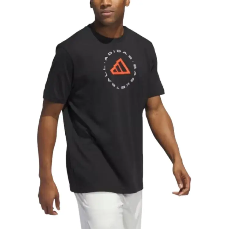 Adidas BASKETBALLHOOPS T-Shirt Men's Black-1
