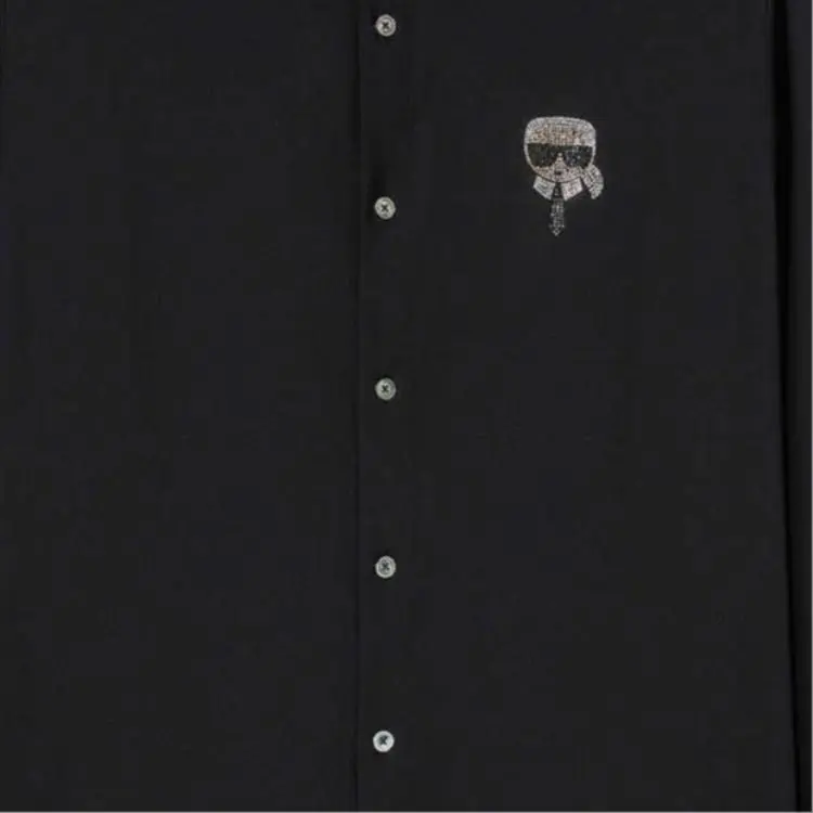 KARL LAGERFELD Shirt Men's Black-2