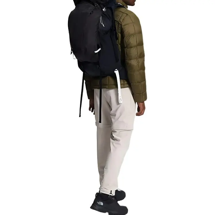 THE NORTH FACE Nylon Outdoor Mountaineering Bag Backpack Unisex Black-10