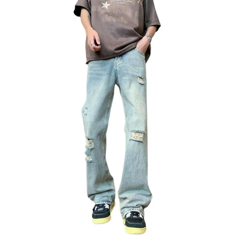 HKRXEC Jeans Men Blue-1