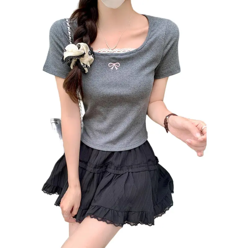 Dior Beauty Set in Sleeve T Shirt Women's-4