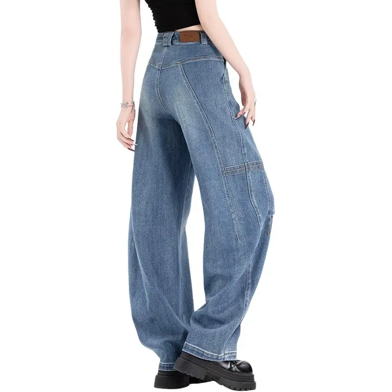You cow me pants Jeans Women's Blue-1