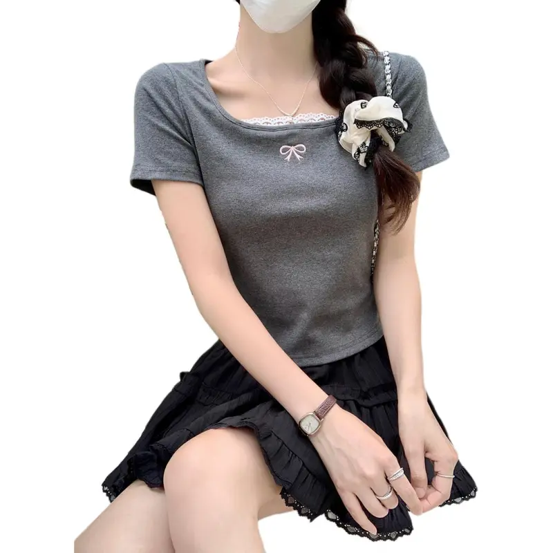 Dior Beauty Set in Sleeve T Shirt Women's-8