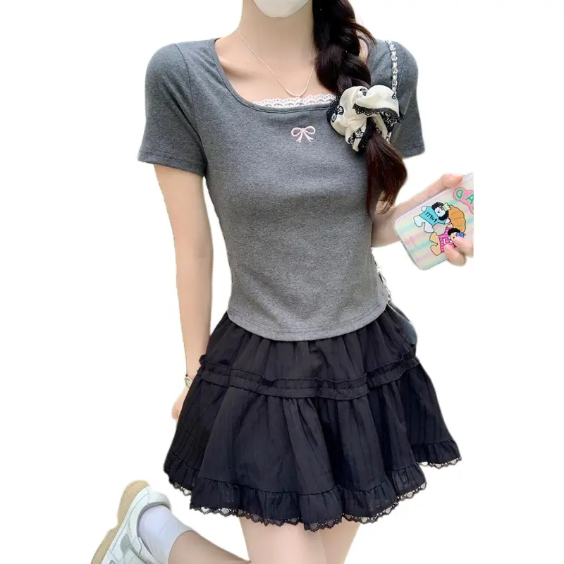 Dior Beauty Set in Sleeve T Shirt Women's-6