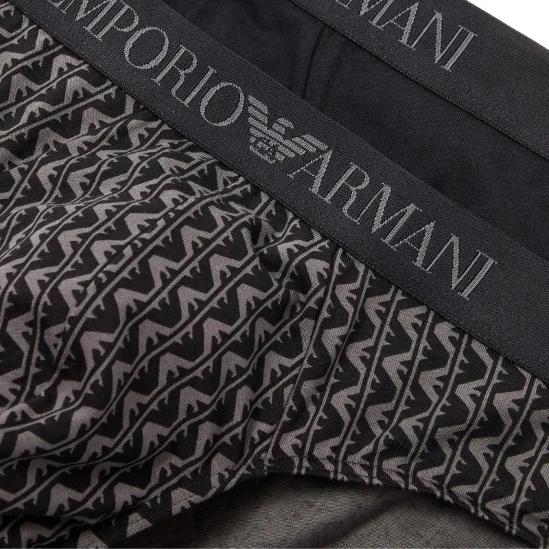 EMPORIO ARMANI Underpants Men's 2 Pack Black-1