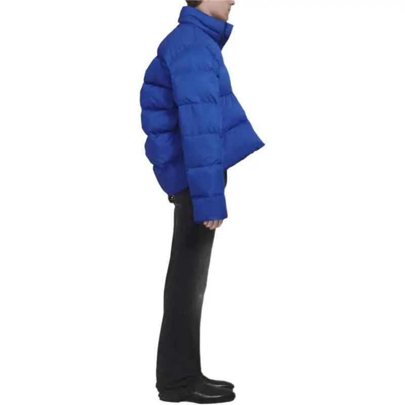 Balenciaga Puffer Jacket Regular Fit Unisex Navy Blue-2