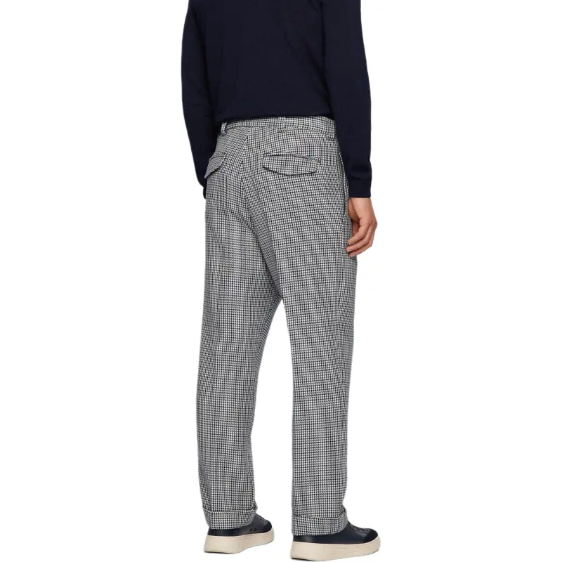 HUGO BOSS x Russell Athletic FW23 Casual Pants Men's Black White-3
