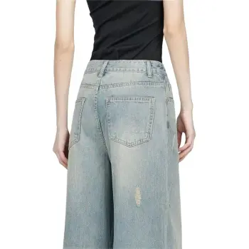 Ordifen Jeans Women's Light Blue