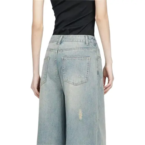 Ordifen Jeans Women's Light Blue