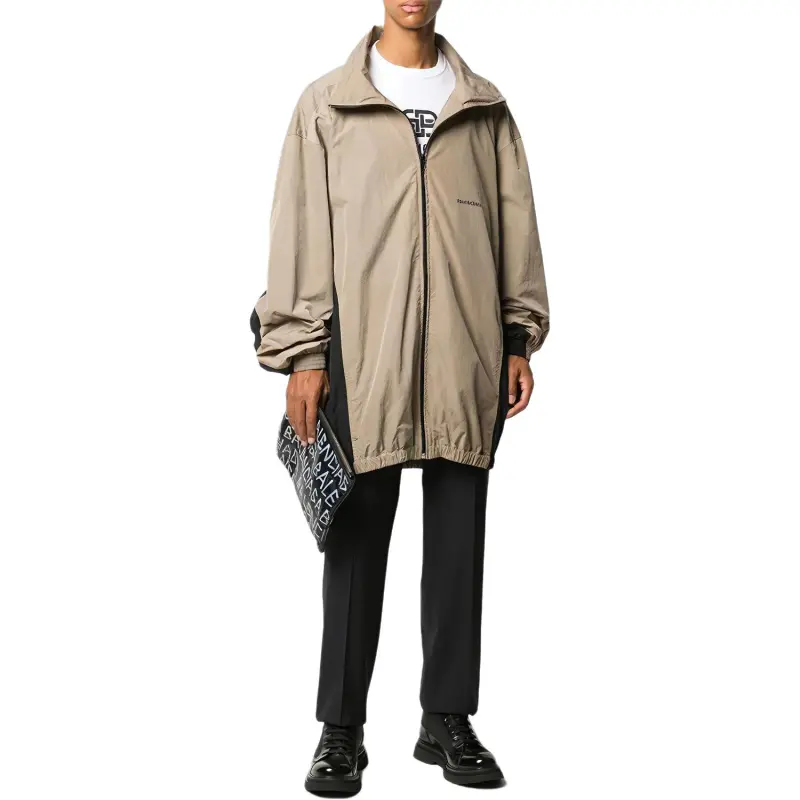 Balenciaga Jackets Coats Men's Brown-1