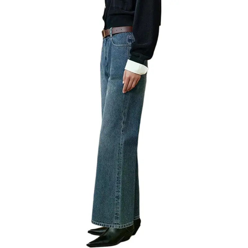 INSUN Casual Pants Women's Slate Blue-4