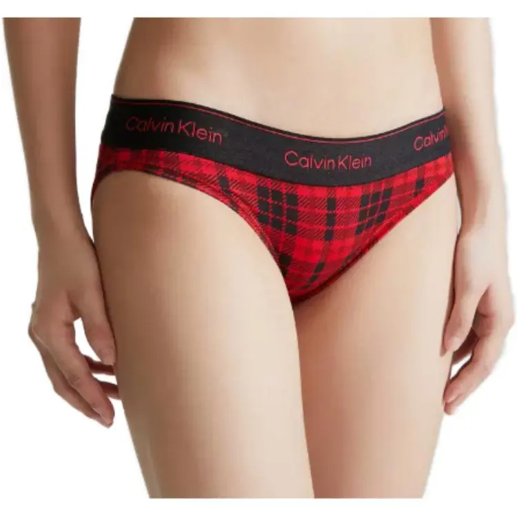 CALVIN KLEIN Underpants Women's Red Plaid-2
