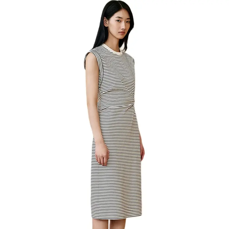 INSUN Sleeveless Dresses Women's Ecru-4