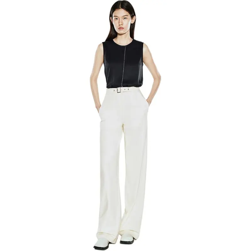 COVERINS Casual Pants Women's White-3
