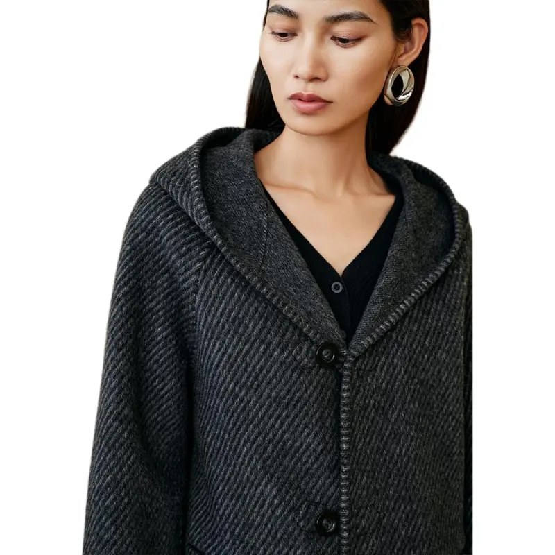 INSUN Coats Women's Gray-5