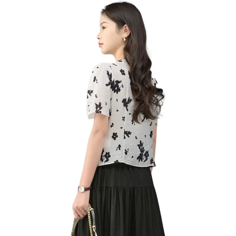 YALIDA Shirts Women's White-3