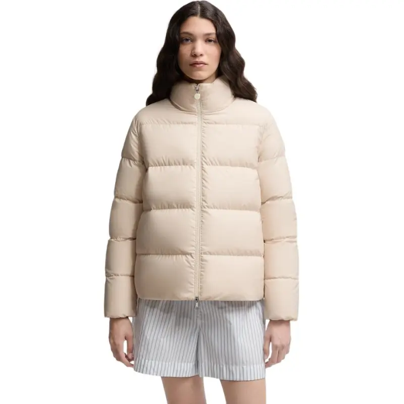 Moncler Down Jackets Women's Light Beige-2