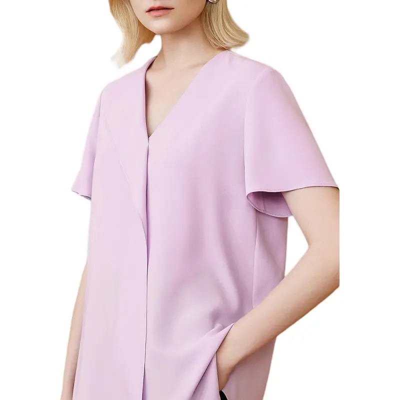 INSUN Shirts Women's Smoky Purple-0