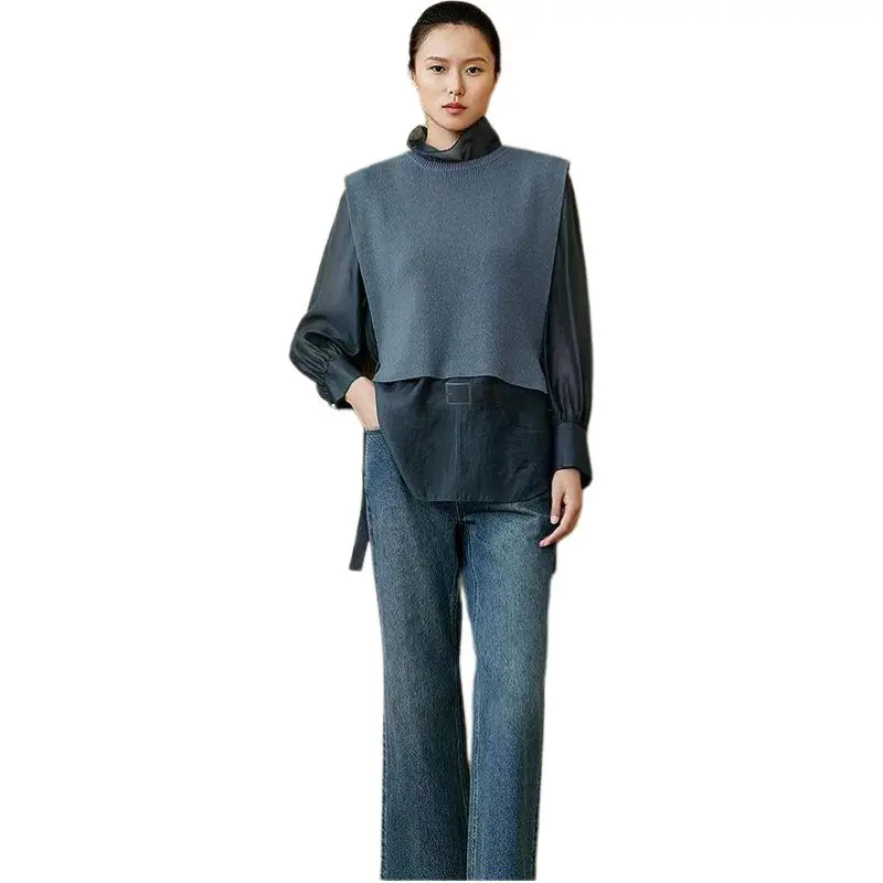 INSUN Casual Suits Women's Slate Blue-2