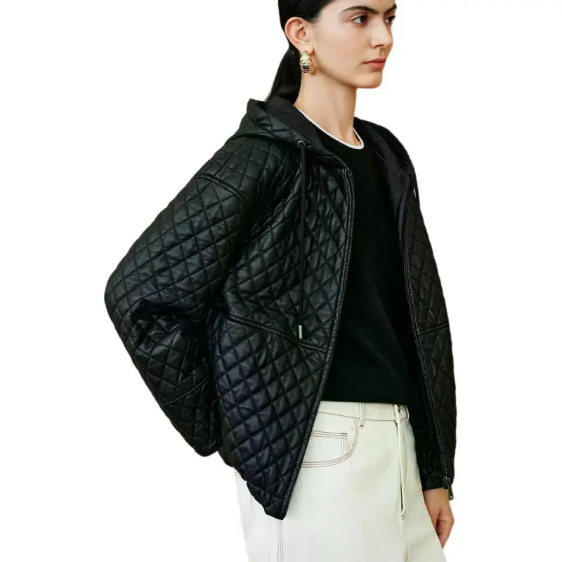 INSUN Leather Jackets Women's-3