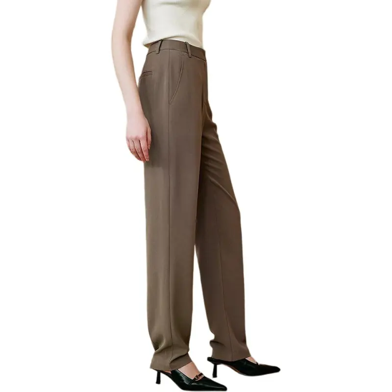 INSUN Suit Trousers Women's Dark Coffee-4