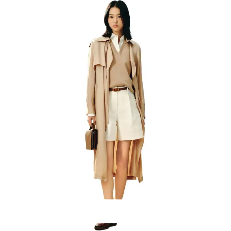 INSUN Jackets Women's Light Khaki-1