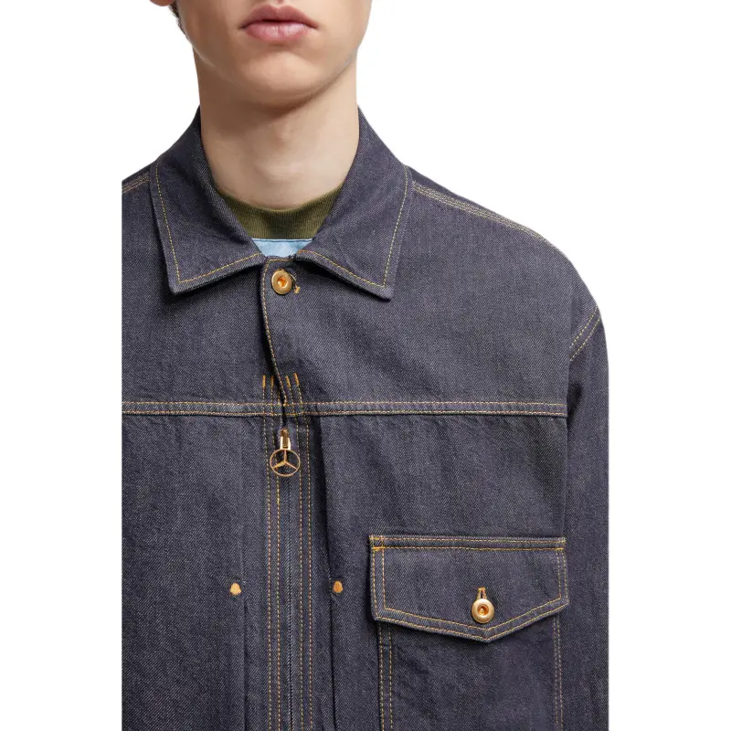MONCLER GENIUS X Mercedes Benz Nigo Nepit Denim Jacket-3