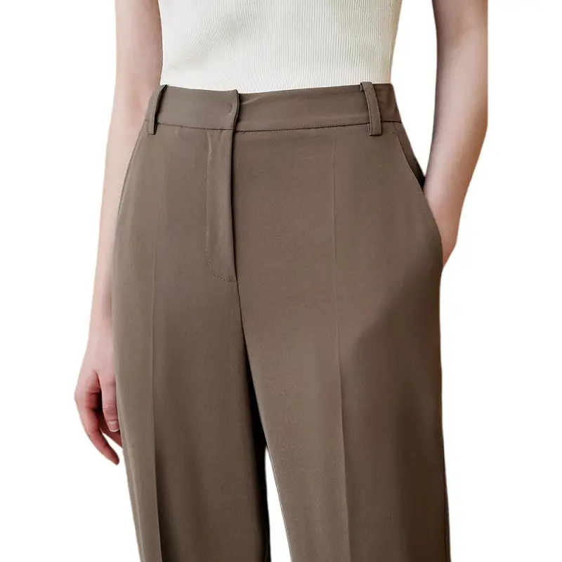 INSUN Suit Trousers Women's Dark Coffee-5