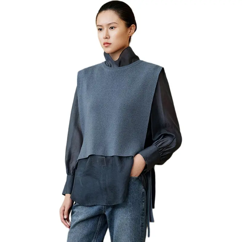 INSUN Casual Suits Women's Slate Blue-4