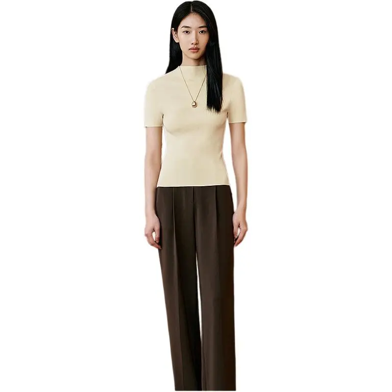 INSUN Casual Pants Women's Olive Green-1