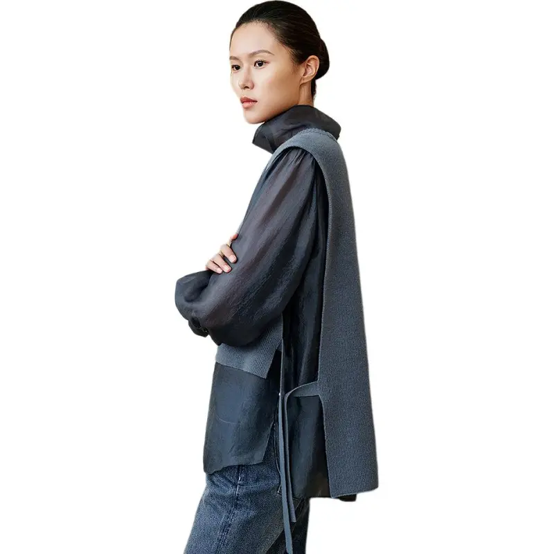 INSUN Casual Suits Women's Slate Blue-5