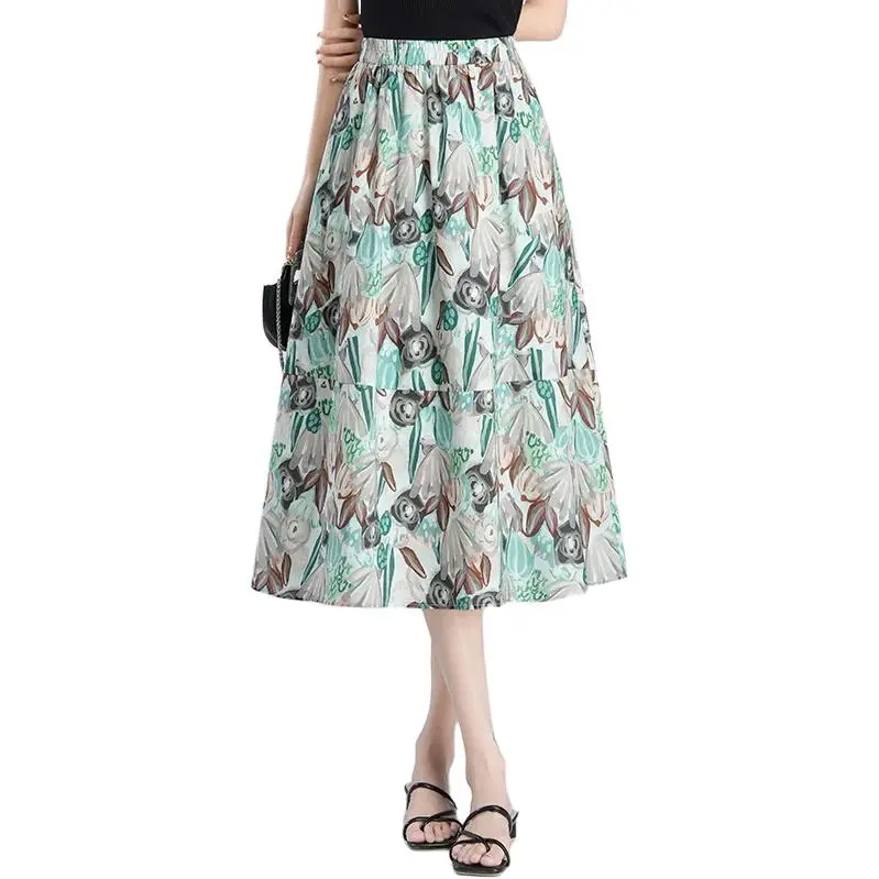 YIRANCHUN Casual Long Skirt Women's-1