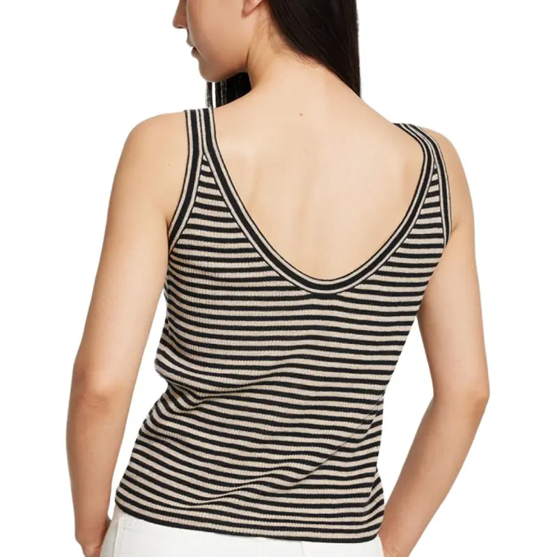 Victoria's Secret Camisole Women's Coffee Stripes-2
