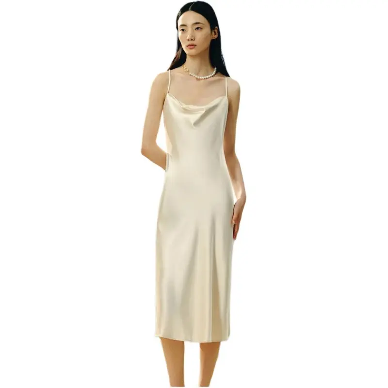INSUN Slip Dresses Women's Ecru-2