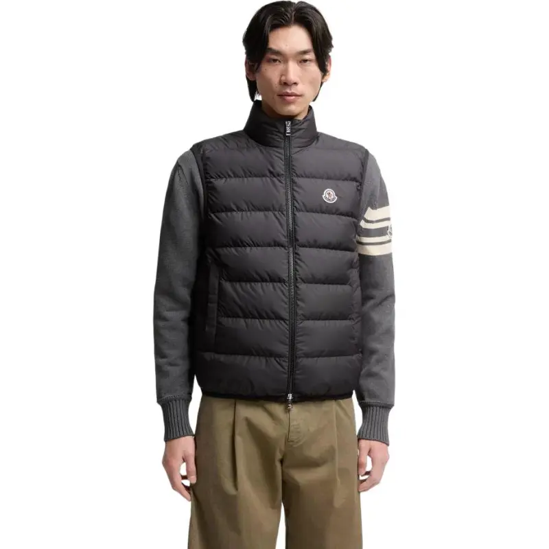 Moncler Vests Men Black-2