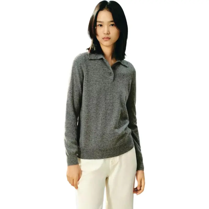 INSUN Knitwear Women's Light Gray-3