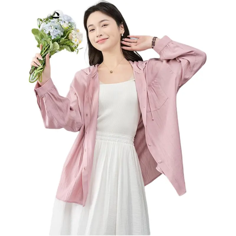 YALIDA Shirts Women's-2