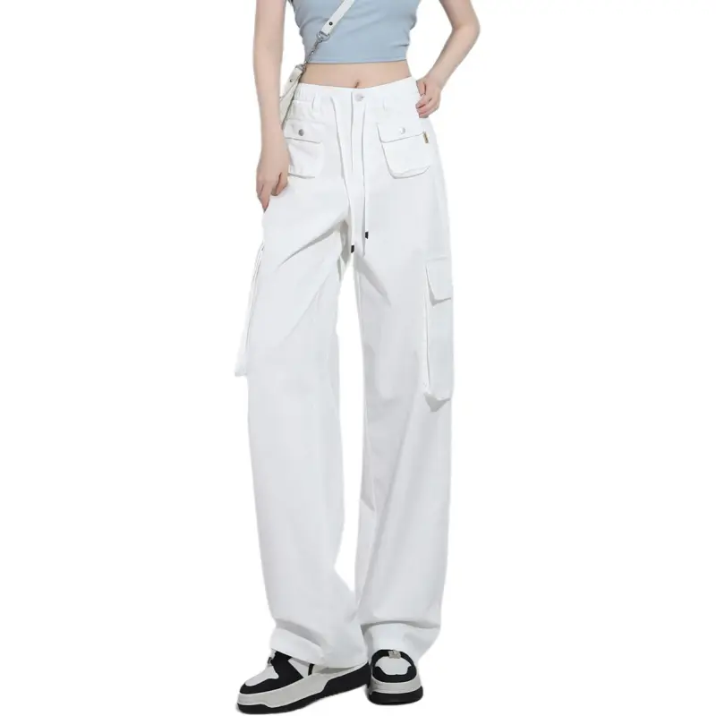 CCAABB Cargo Pants Women's WHX/White-3