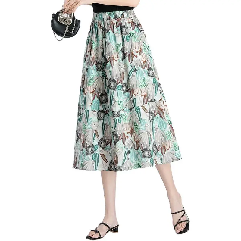 YIRANCHUN Casual Long Skirt Women's-3