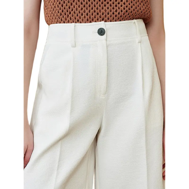 INSUN Casual Shorts Women's White-5
