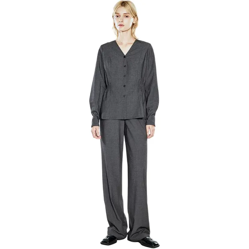 COVERINS Casual Pants Women's Dark Gray-3